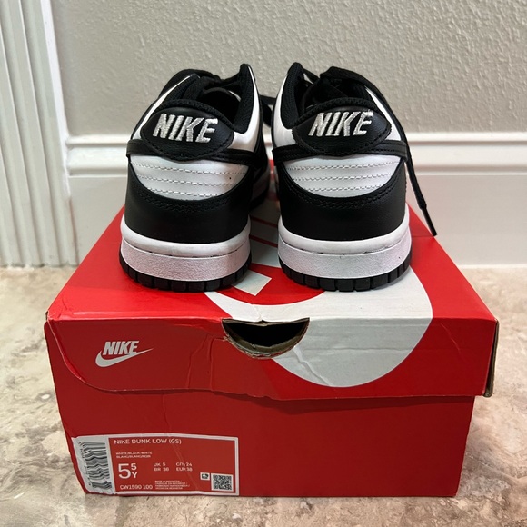 COPY - Nike Dunk Low GS 'Black White' (Pandas) - Picture 3 of 6